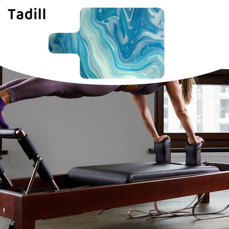 Tadill Pilates Reformer Mat & Pad ดูดซับเหงื่อ ทนทาน กันลื่น เหมาะสำหรับการฝึกฝนและท่องเที่ยว — صورة 8