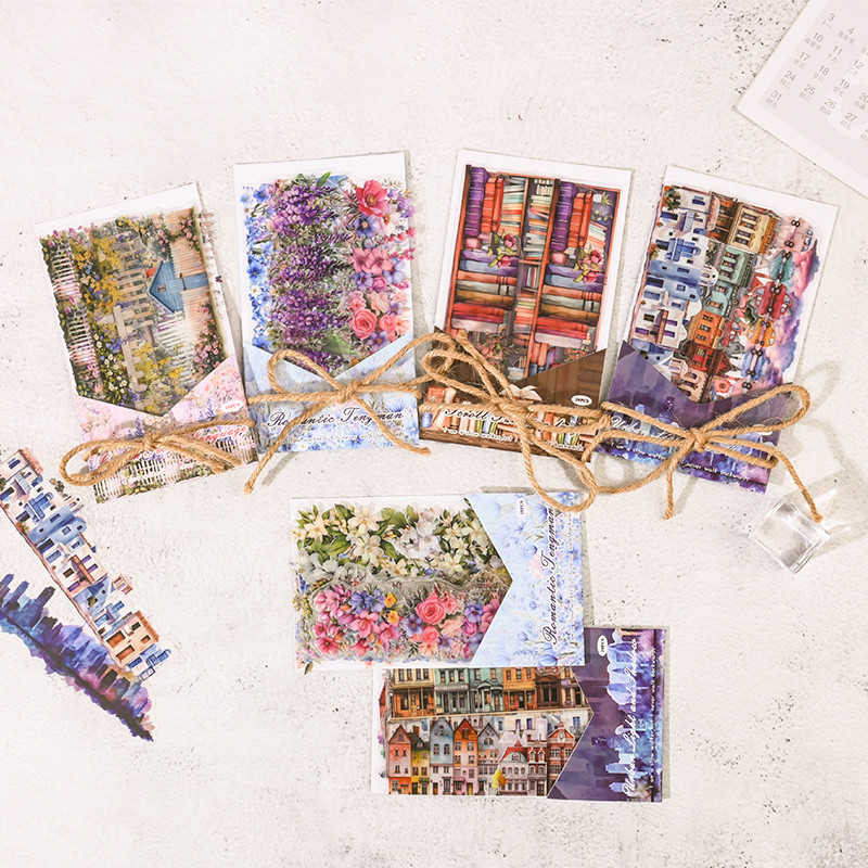 20 ชิ้น Vintage Life Notes Series สติ๊กเกอร์ยาวสมุดภาพ Deco DIY สติกเกอร์