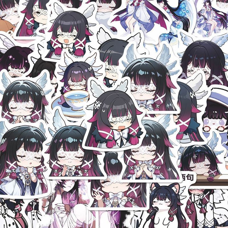 [Bota Shop] 189 แผ่นเพลงของ Yuanshen Kong Tsukiyuki สาว Colombia รุ่น Q สติกเกอร์อะนิเมะเกมน่ารักการ