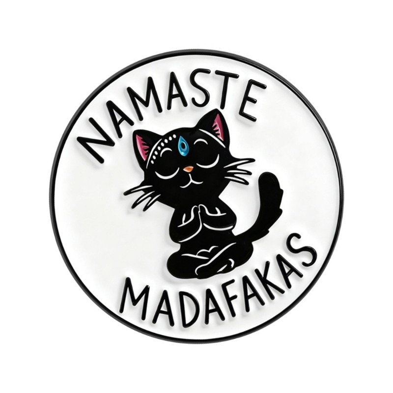 WE Black Cats in Pose Pose เข็มกลัดเคลือบสําหรับเสื้อแจ็คเก็ตหรือตกแต่งกระเป๋าเป้สะพายหลังและให้
