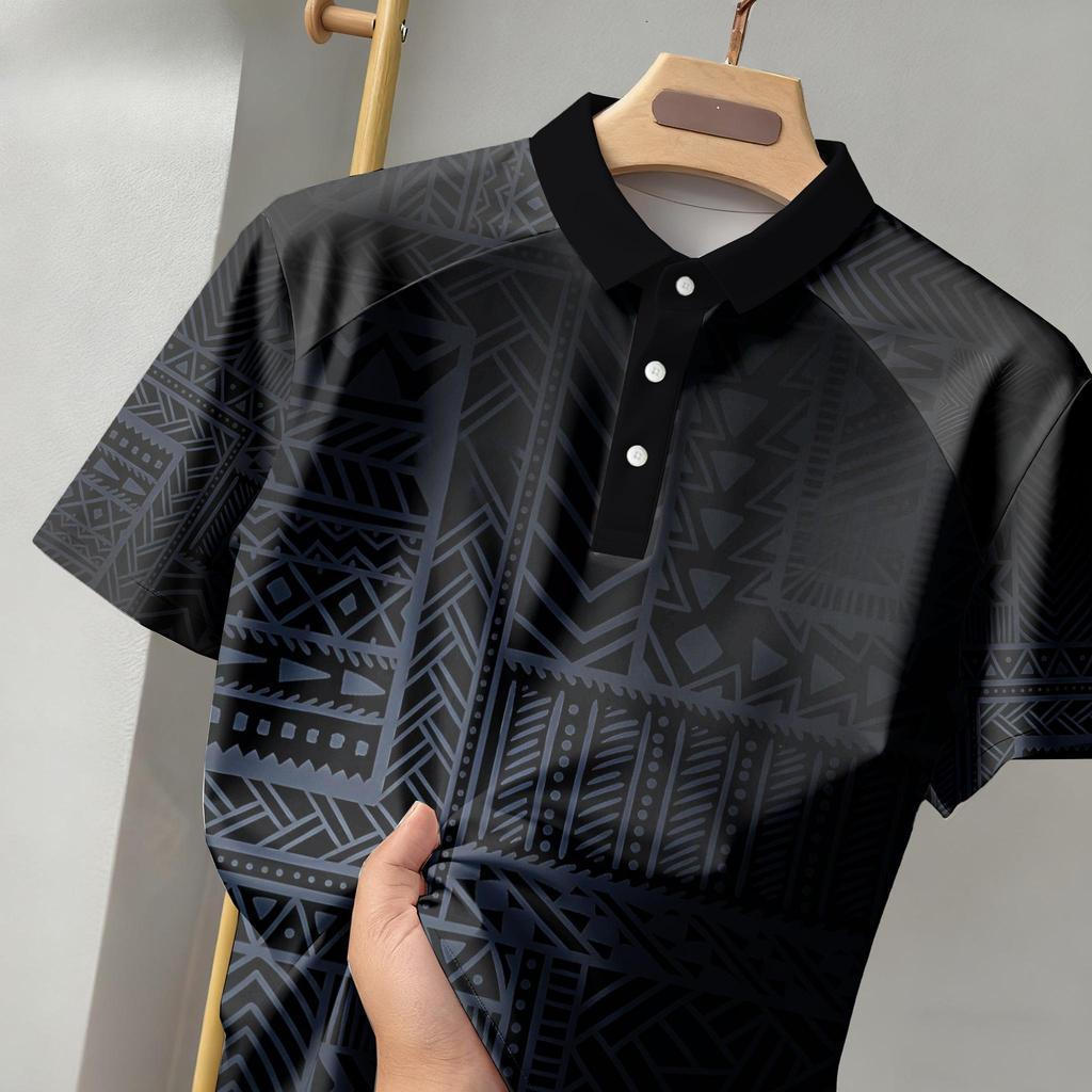 เสื้อโปโลแขนสั้น สไตล์เรียบง่ายและทันสมัย เหมาะสำหรับใส่ทำงานและวันหยุด ราคา ถูกที่สุด ดีลบีเคเค