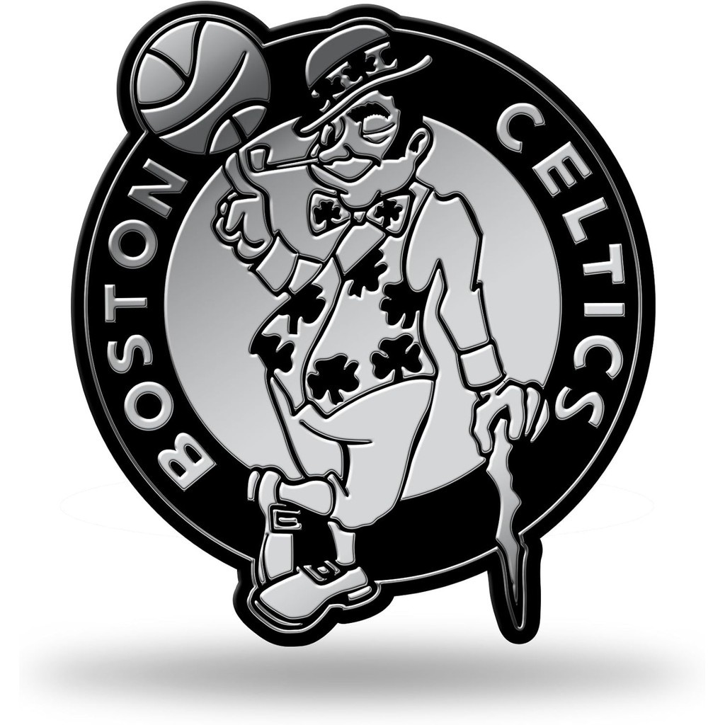 Rico Industries NBA Boston Celtics Chrome สติกเกอร์ 3D สําเร็จรูป