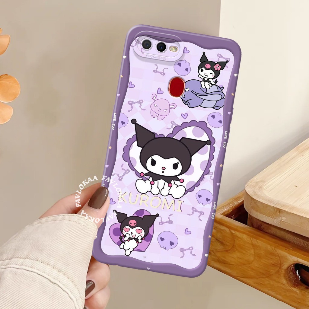 (FL01) Case Oppo A5s A12 A11K A7 F9 F9 Pro Fashion Case Procamera Macaron Silicone TPU