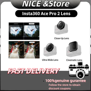 Insta360 Close-Up Lens/เลนส์สังเคราะห์/เลนส์กว้างพิเศษสําหรับ Insta360 Ace Pro 2