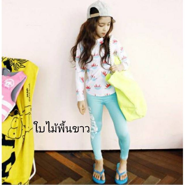 ส่งทันทีจากไทย 💥ชุดว่ายน้ำเด็ก แขนยาว ขายาว รหัส 237.. - รูปที่ 5