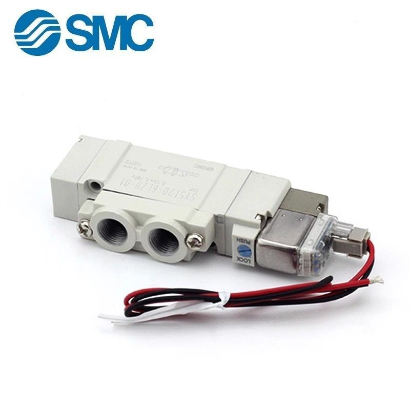 SMC โซลินอยด์วาล์ว SY5120/3120/7120-5LZD/GZD/DZD/DZ/01/02// C4/C6/C8/M5bvgtmkl