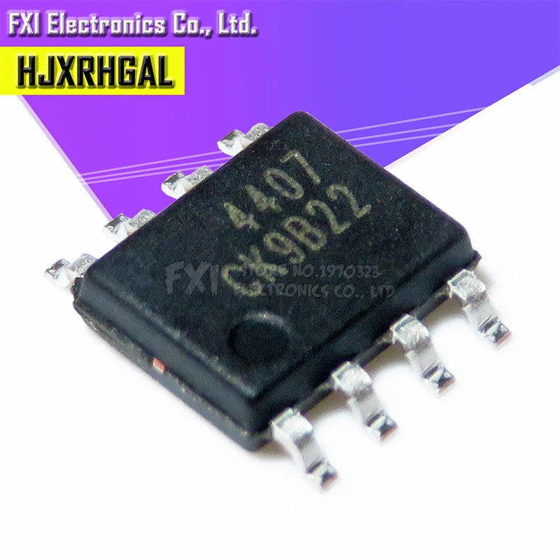 10 ชิ้น/ล็อต AO4407A 4407A MOSFET (Metal Oxide Semiconductor Field Effect ทรานซิสเตอร์)