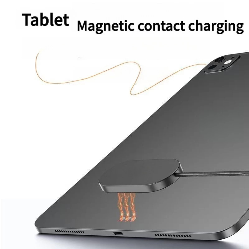 ToKerNew เหมาะสําหรับ iPad Pro/iPad Air/iPad /M4/M5/Pro 234gen Air 4567gen Magnetic Contact Charger 45W 35W 27W สายชาร์จไร้สาย1m ราคา ถูกที่สุด ดีลบีเคเค แกลเลอรีภาพที่ 7
