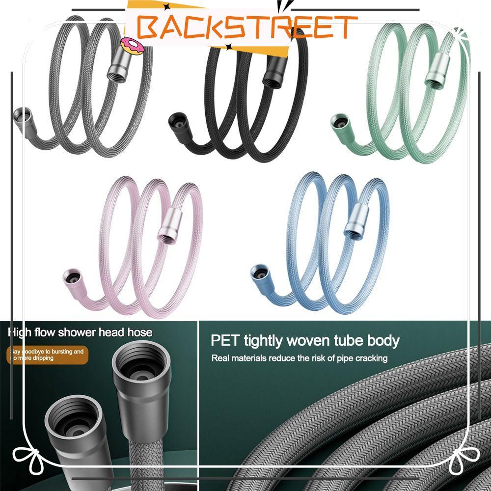 BACKSTAGE Shower Tube, 1.5/2 เมตร Universal Interface สายฝักบัวมือถือ, ยืดหยุ่น GI/2 แรงดันสูง Bath 