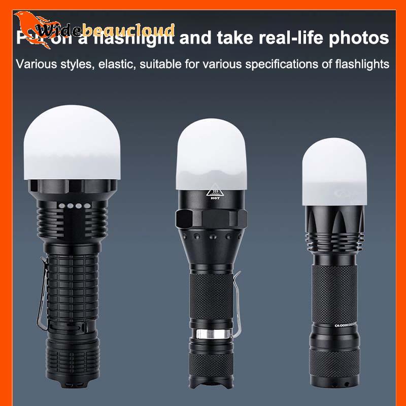 Widebeaucloud 2 ชิ้นซิลิโคนยืดหยุ่นไฟฉายโคมไฟสําหรับ SP31 SP35 IF22A C8G IF25A SP36 S2 C8 EA01 TS21 