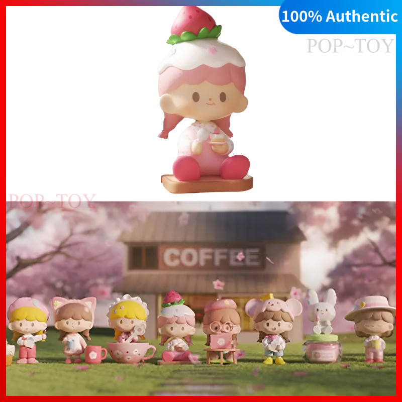 zZoton Cherry Blossom Cafe Seris Blind Box Cute Figures finding unicorn