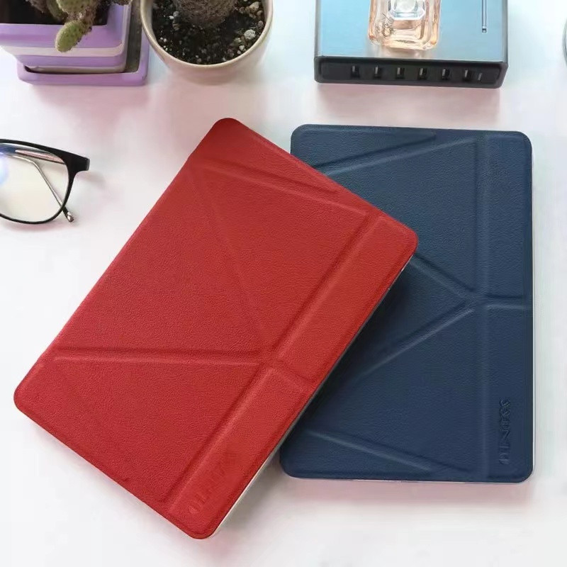 เคส ฝาพับ Tablets Samsung Galaxy TAB A 8.0 (2019) T295 / Tab A 8.0 SM-P355 2018 ตั้งได้ขอบนิ่ม เคสกั
