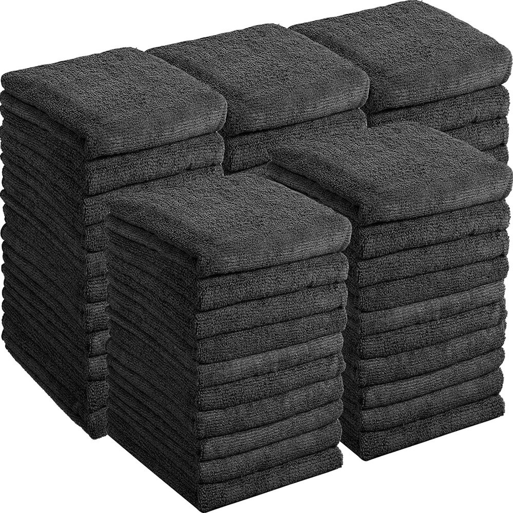 Bleach Proof Towels Bulk Microfiber Absorbent Salon Hair Towels Quick Dry Hand Towels for Gym Bath S