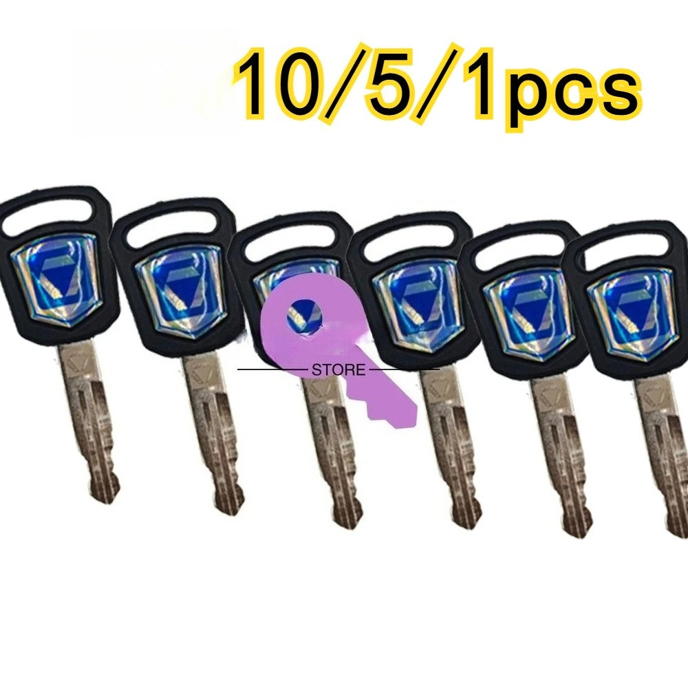 10/5/1pcs ใหม่สวิทช์จุดระเบิดคีย์สําหรับ Excavator XE55 XE60 XE75 XE135 XE200 XE215 XE265 Excavator 