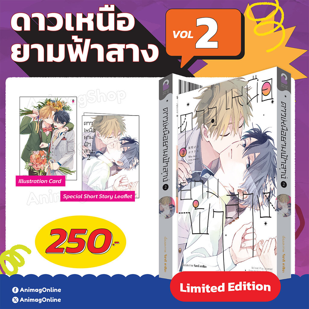 Animag ดาวเหนือยามฟ้าสาง COMIC เล่ม 2 Limited Edition