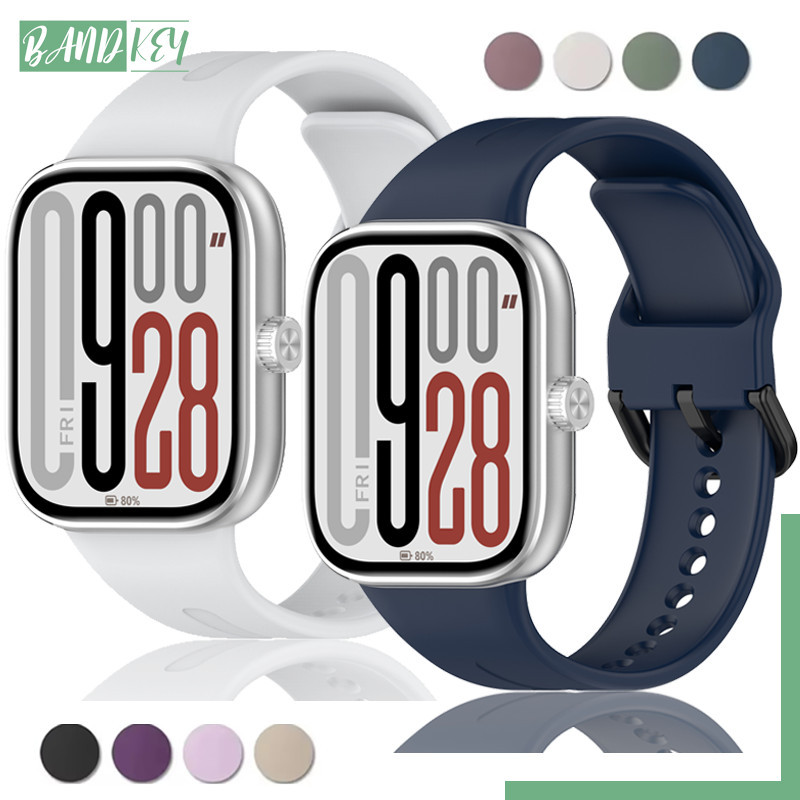 สายรัดยางนิ่ม for Redmi Watch 6 Active/Lite/ 6 5 4 สายนาฬิกาสปอร์ตปรับได้ อุปกรณ์เสริม for Mi Band 10 9 8 Pro