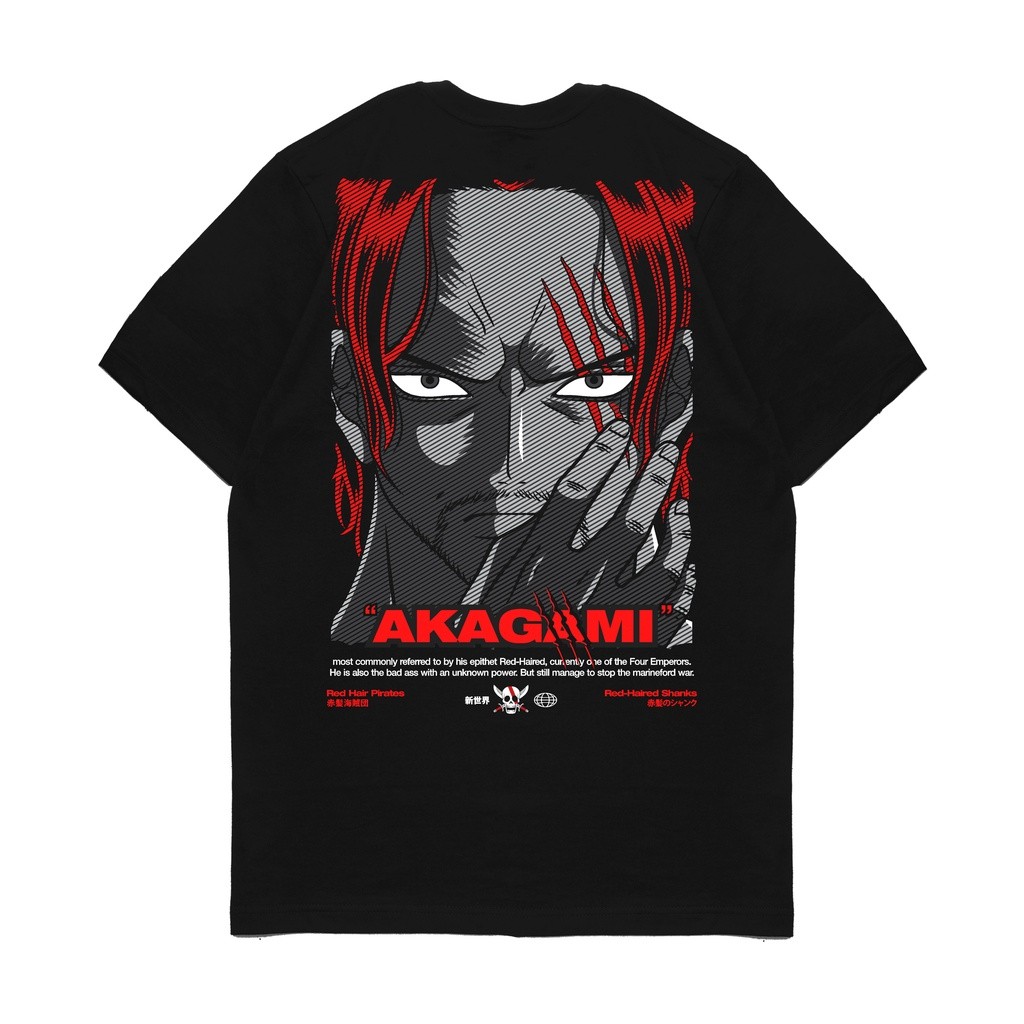 เสื้อยืด ลายการ์ตูนอนิเมะ One Piece SHANKS Kizaru