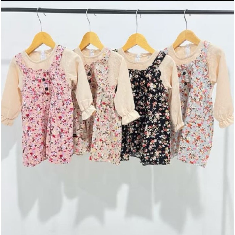 ILA SERIES FLOWER MOTIF DRESS สําหรับเด็กผู้หญิง 0-6 ปี
