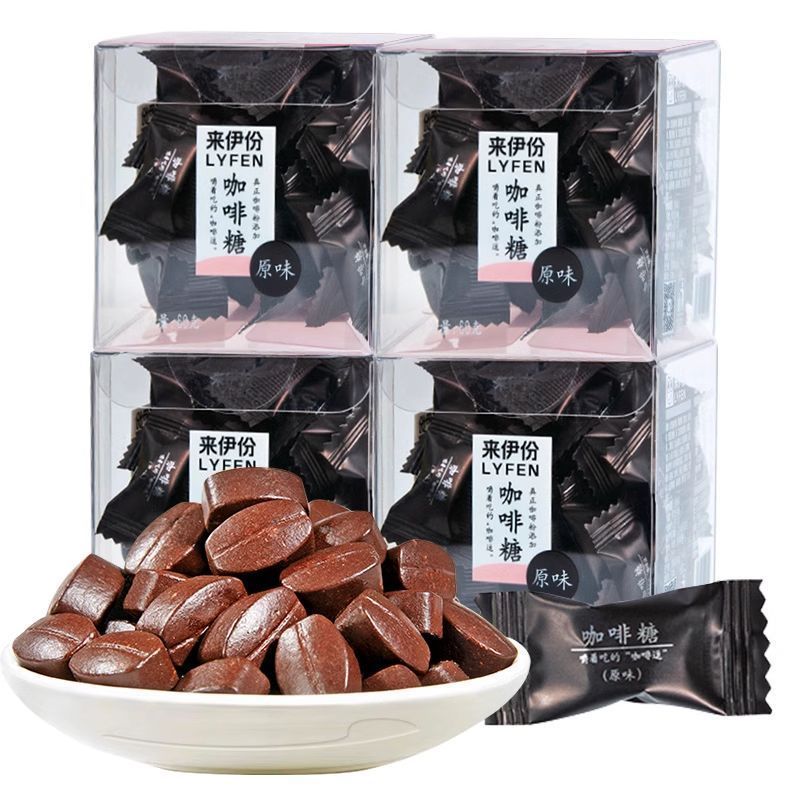 ใหม่สําหรับปี 2026 Laiyifen Coffee Candy 60g/Box Instant Espresso Black Coffee Boxed Hard Candy Cand