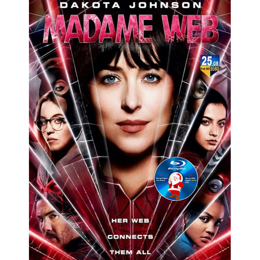 E-BLURAY Madame Web 2024  Action/Thriller Dakota Johnson Sidney Sweeney ENGLISH MOVIE