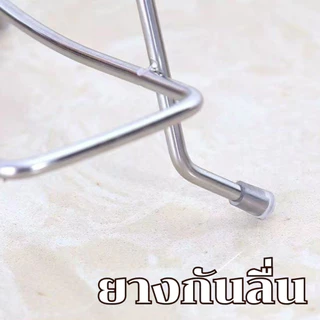 Hithome ที่วางเขียง สแตนเลส 3in1 ที่วางฝาหม้อ ที่เสียบมีด ชั้นวางของในครัว กันสนิม แข็งแรง