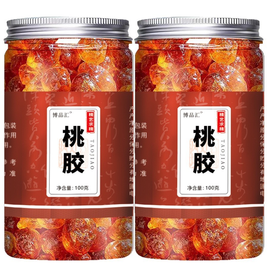 [คลังสินค้าพร้อม] Peach Gum Peach Blossom Tears Peach Gum 100g พร้อม Peach Gum Snow Swallow Saponin 