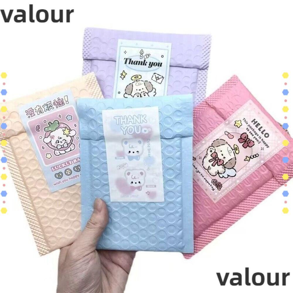VALOUR ซองเบาะ 10 ชิ้น, PE|Color Bubble Mailers, Self Seal Pearl film Self Seal Packaging