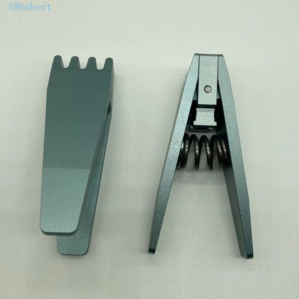 HUBERT แบดมินตัน Flying Clamp, อลูมิเนียม 4 Prongs เริ่มต้น Stringing คลิป, อุปกรณ์เทนนิสหัวกว้าง DIY ซ่อมดึง CLAMP Racket String Clamp สําหรับสมัครเล่น
