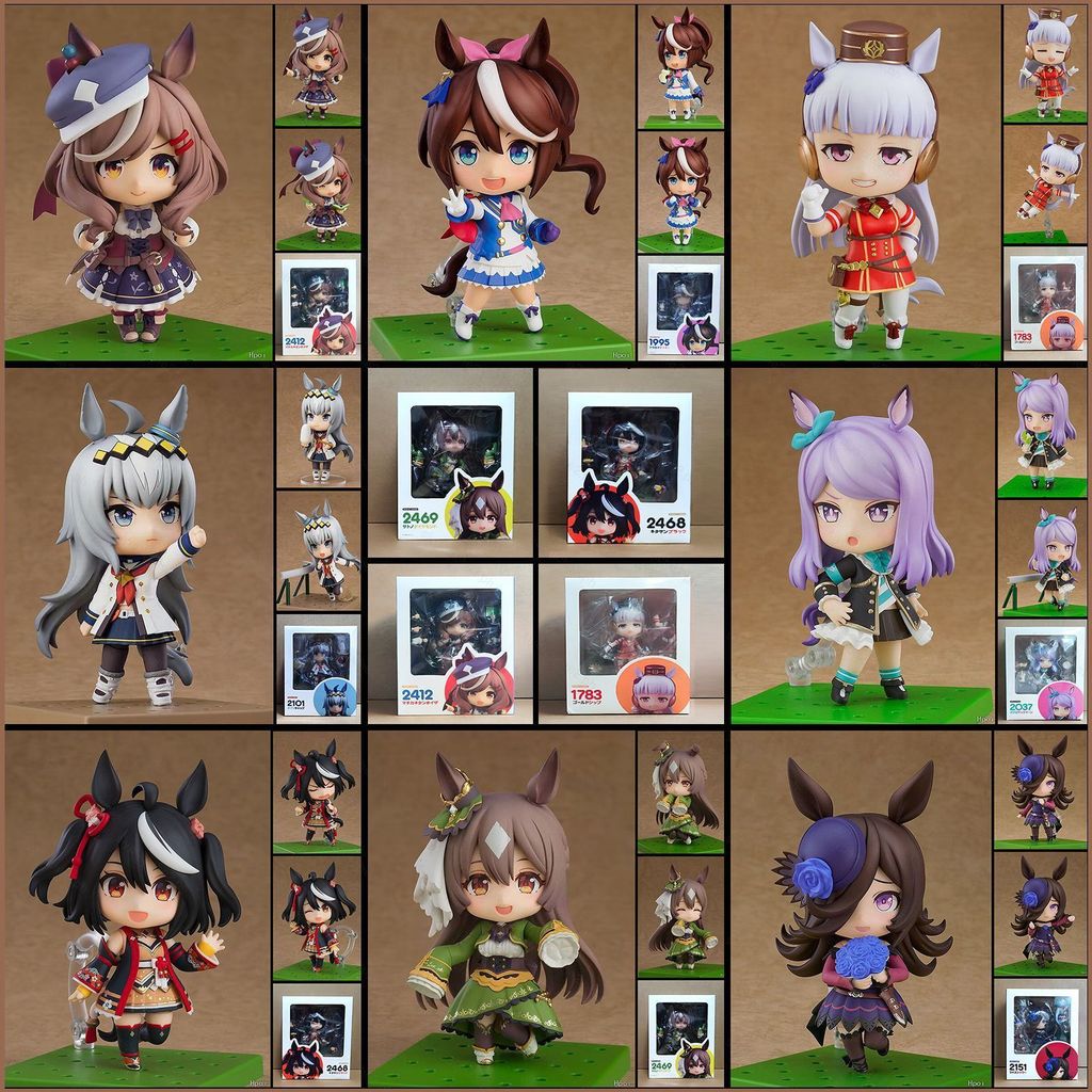 SY2 Uma Musume Pretty Derby Oguri Cap Pretty Girl Articulated Action Figure พร้อมหน้าเปลี่ยนได้ YS2