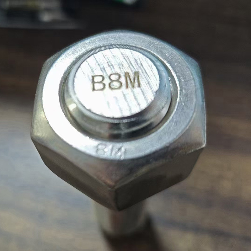 อเมริกัน A193-B8 Full เกลียว Bolt A193-B8M สแตนเลสทนอุณหภูมิสูง Bolt Bolt Double-Headed สกรู LBH9