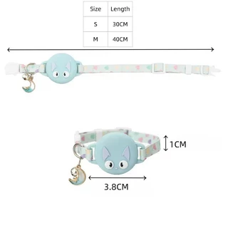 COD สำหรับ AirTag ปลอกคอแมว ปลอกคอสัตว์เลี้ยง ปลอกคอซิลิโคน ปลอกคอพร้อมเคส มีจี้พร้อมกระดิ่ง สามารถปรับได้ GPS สุนัข