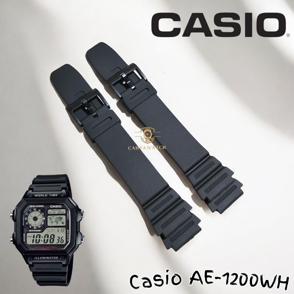สายนาฬิกา Casio AE-1200WH Ae1200Wh สายนาฬิการะดับพรีเมียม