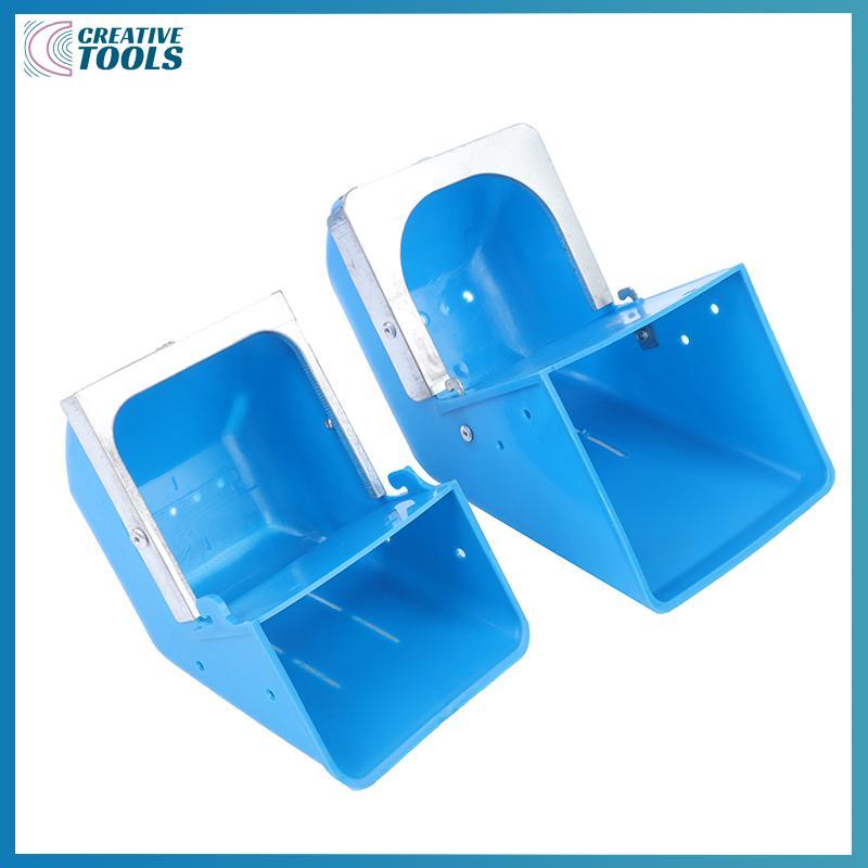 พร้อมสต็อก 1PC Rabbit Feed Box Hopper Rabbit Cage Rabbit Anti Piling Feed Trough