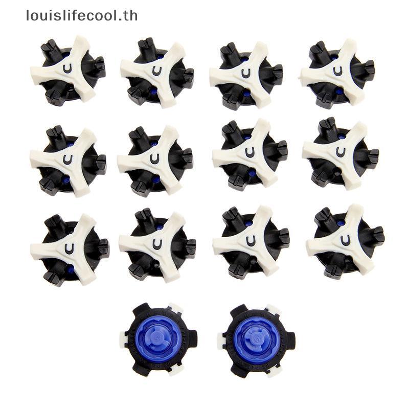 Louislifecool 14 ชิ้น สปีคอล์ด TPR Anti-Slip สำหรับรองเท้ากอล์ฟ