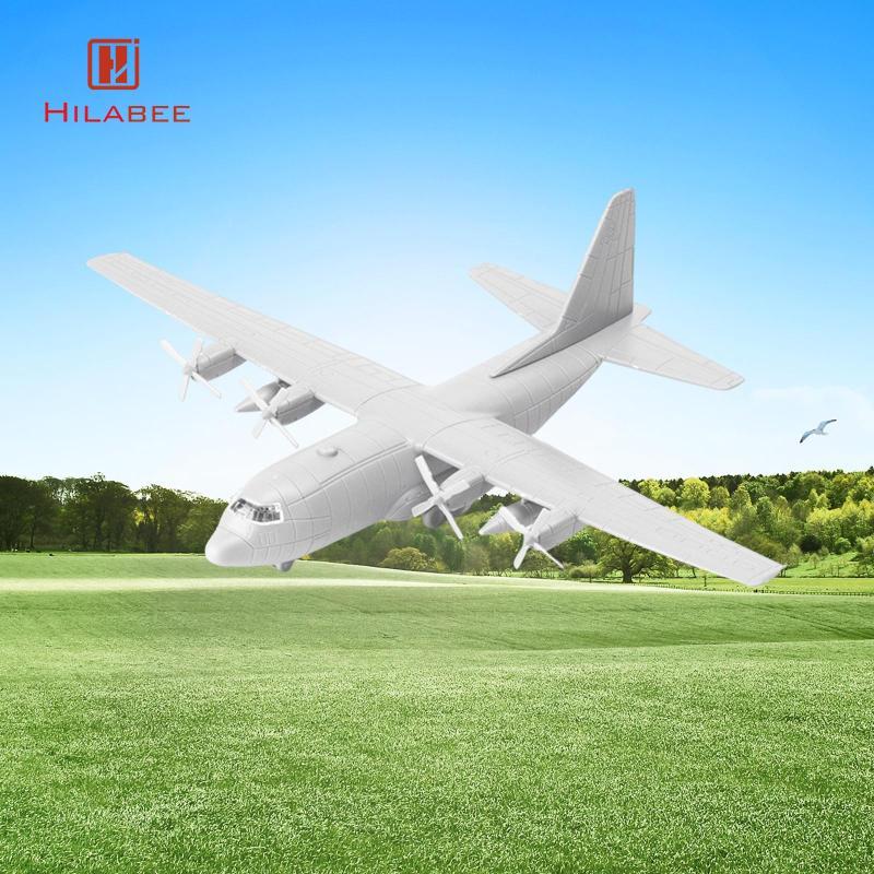 [UsusexaMY] 1/144 Transport Plane Model Aircraft Toy 4D Assembled Model US C130 Miniature