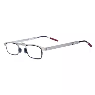 WELLNOW Anti-Blue Light แว่นตาสีฟ้า Blocking แบบพกพาแว่นตาสแควร์, สบาย Eye Protection ที่วางโทรศัพท์มือถือโลหะสายตายาวแว่นตา Office
