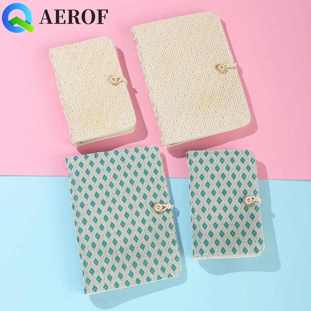 AEROF ปกหนังสือแบบหลวม, A5/A6 Creative Mini Budget Binder Cover, ของขวัญปัก 3D INS ปกโน๊ตบุ๊ค Planne