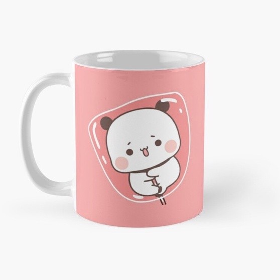 Panda Bear Dudu Bubu แก้วสีชมพู