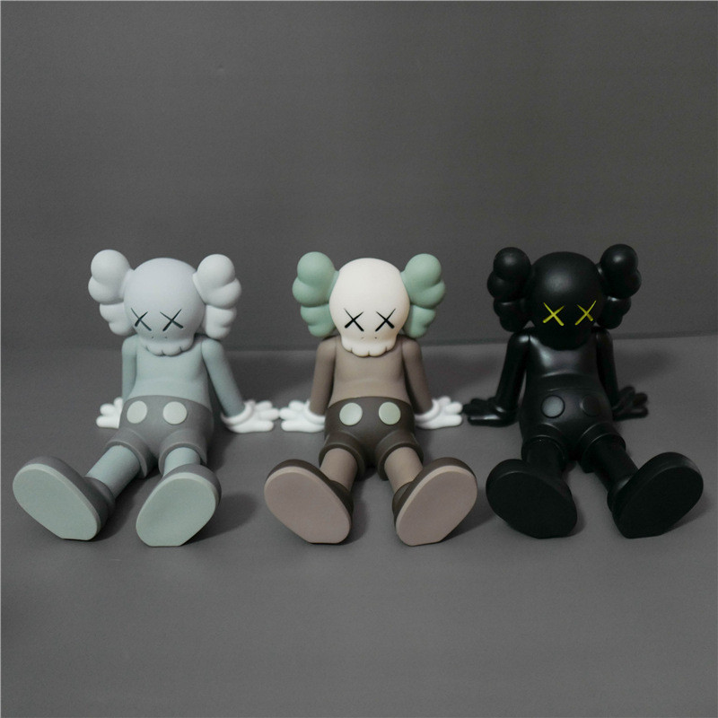 Kaws taipei ตุ๊กตานั่ง taipei ตุ๊กตาสไตล์ใหม่รูปตุ๊กตาของเล่น sz-sujiao-kaws เครื่องประดับ