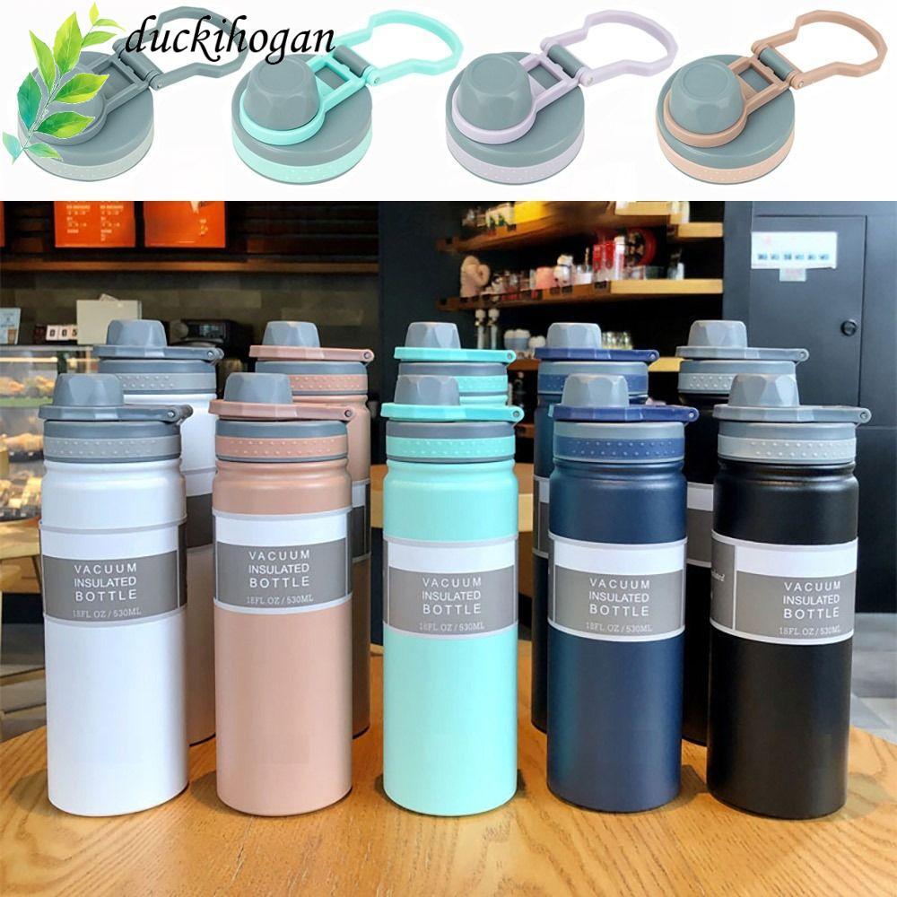 DUCKIHOGAN 1 ชิ้นถ้วยหมวก, Splash Proof TS-8706B/TS-8709B ขวด, Universal PVC 530 ml/750ml พร้อมซีลแห