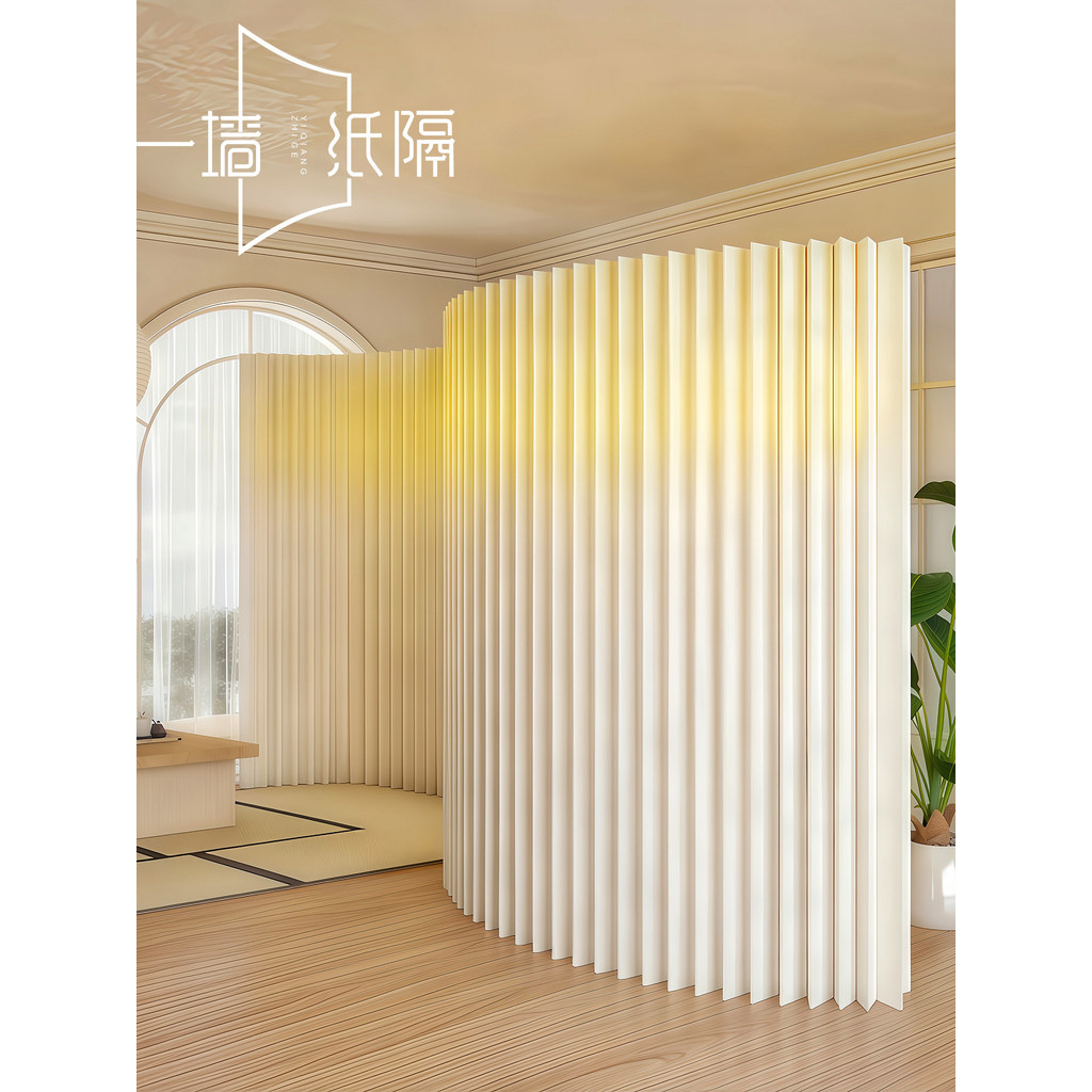 ฉากกั้นหน้าจอกระดาษผนังปลอม Luminous Screen Block Office Partition Room Partition Handy Tool การเจาะ