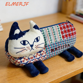 ELMERJF กระเป๋าเก็บแมว, กล่องดินสอปีนแมวแบบพกพาอเนกประสงค์, …
