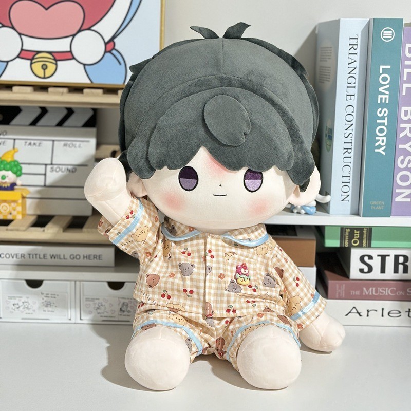 ตุ๊กตาตุ๊กตาผ้าฝ้าย 40 ซม.เสื้อผ้า Non-Attribute พิมพ์ชุดนอนNo ตุ๊กตา