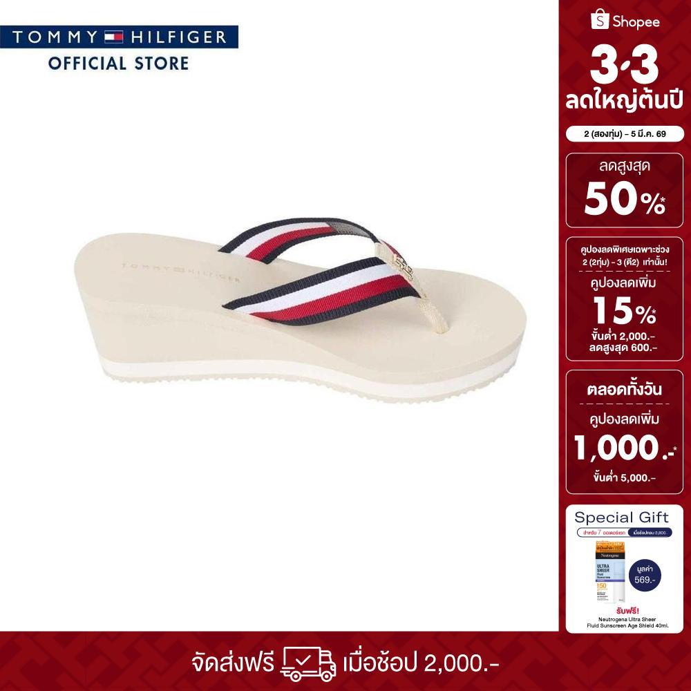 Tommy Hilfiger รองเท้าแตะ ผู้หญิง รุ่น FW0FW08520 ACJ - สีเบจ