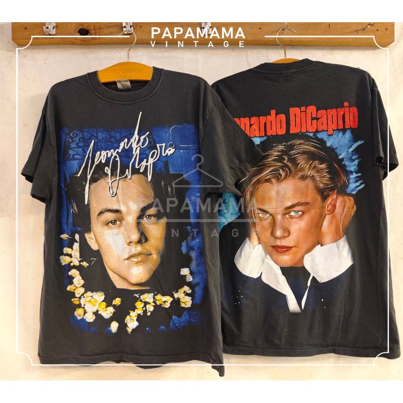 Leonardo Dicaprio Bio Wash งานยุโรป มีตะเข็บข้าง  papamama vintage shirt