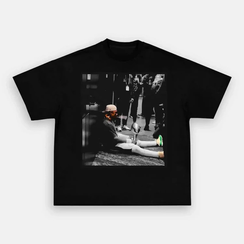 เสื้อยืดผู้ชายลายกราฟิก Jalen Hurts Champion ผ้าฝ้าย 100% คอกลม รุ่นใหม่ ฤดูร้อน 2026 เสื้อยืดแฟชั่น