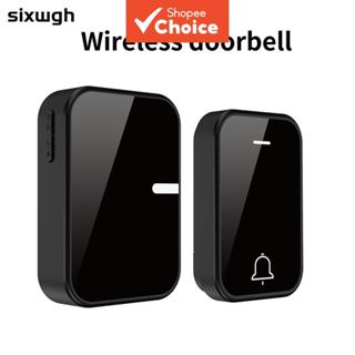 กระดิ่งประตูไร้สาย อะคริลิค สีดํา กันน้ํา ฝาครอบปลั๊กไฟ UK/U…