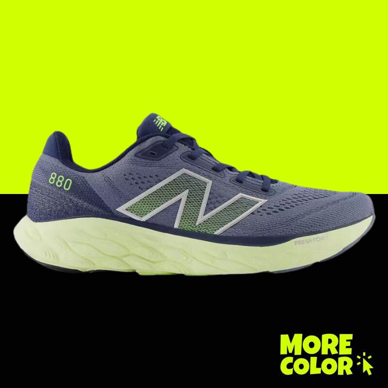 Direct Mail New Balance Fresh Foam X 880 V14 รองเท้าวิ่งจ๊อกกิ้ง NB สีเทาสีเขียว M880G14/L14 NDLP