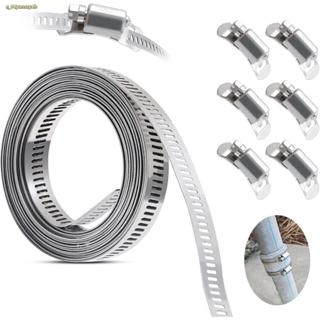 มีสินค้าในสต๊อกYARNZY แคลมป์ท่อ, สายรัดยึดท่อแบบปรับได้ขนาดใ…