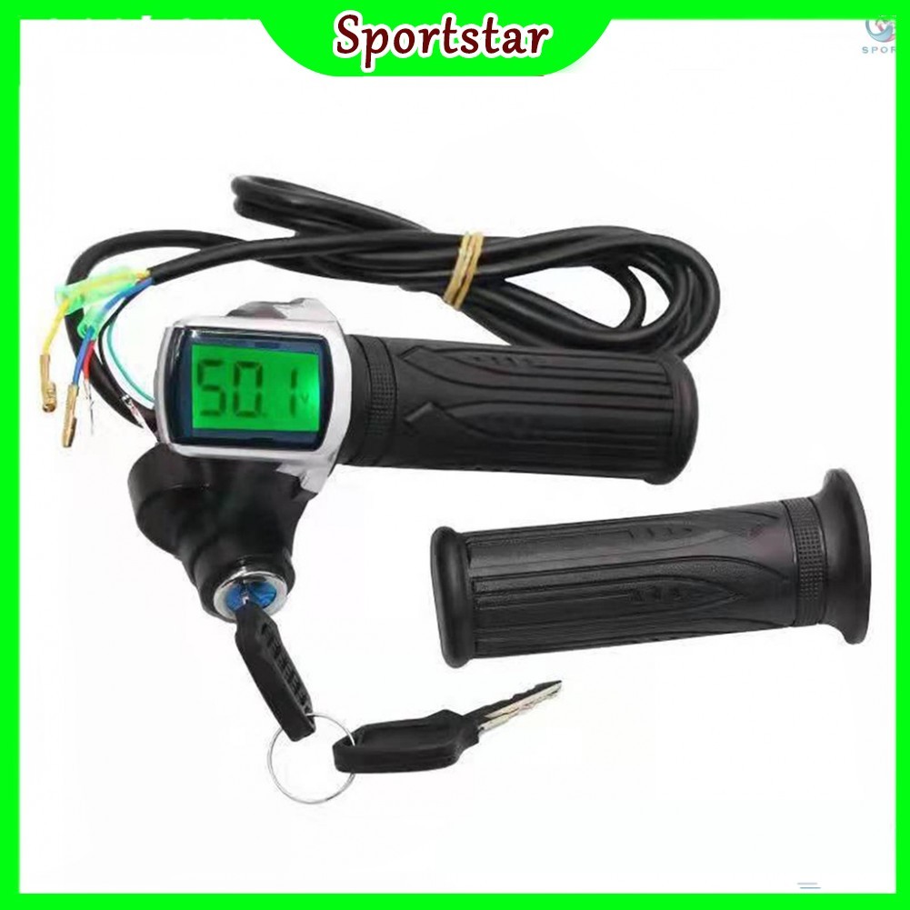 คันเร่งจักรยานไฟฟ้า 24V 36V 48V พร้อมหน้าจอ Lcd แบตเตอรี่